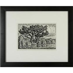 Birger Sandzen, Linoleum Cut