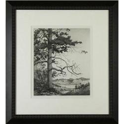 George Elbert Burr, Etching