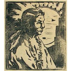 Norma Bassett Hall, Woodblock