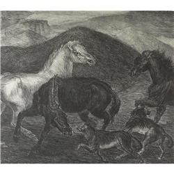 Lawrence Barrett, Lithograph