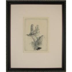 George Elbert Burr, Etching