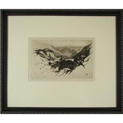 George Elbert Burr, Drypoint Etching