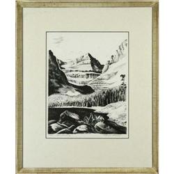 Alfred Wands, Lithograph