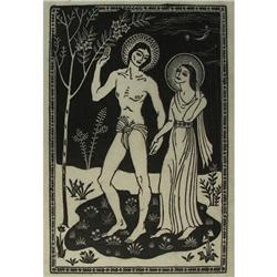 Mina Conant, Linoleum Cut