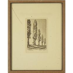 Richardson Rome, Etching