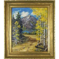 Fern Lord Herring, Oil on Board