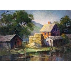 Inez Tatum, Oil on Board