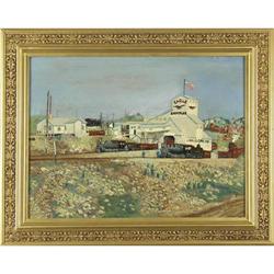 E.W.B., Oil on Board