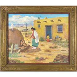 Chester Wills, Oil on Canvas