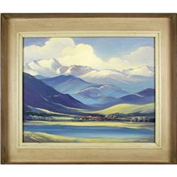 Mildred Pneuman, Oil on Board