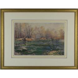 Maud A. Leach, Watercolor