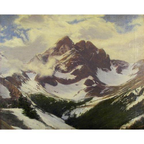Albert Stokes Albert Stokes Bancroft, Oil on Canvas