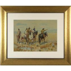 Charles Craig, Oil on Photograph