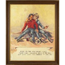 Ace Powell, Oil on Board