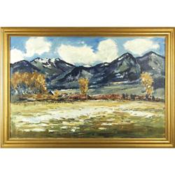 Ted Christensen, Oil on Board