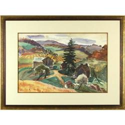 Adolf Dehn, Watercolor