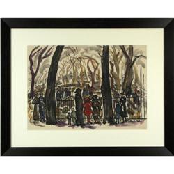 Francis Marian Cronk, Watercolor