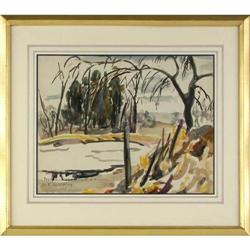 Elisabeth Spalding, Watercolor