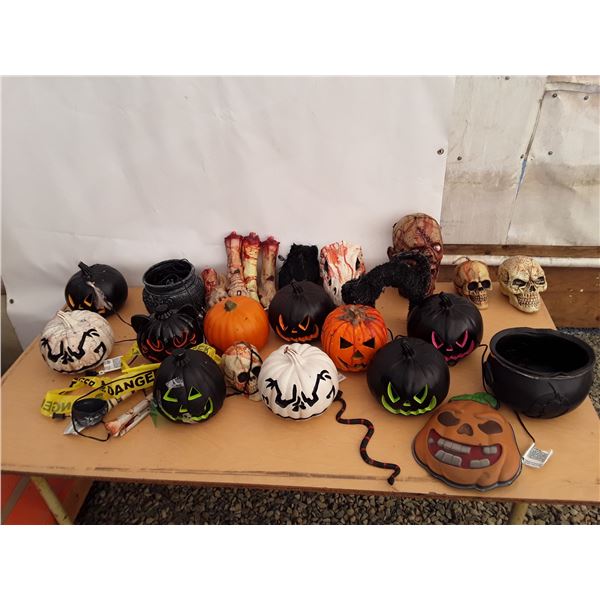 Lot of Skulls and Evil Pumpkins and More