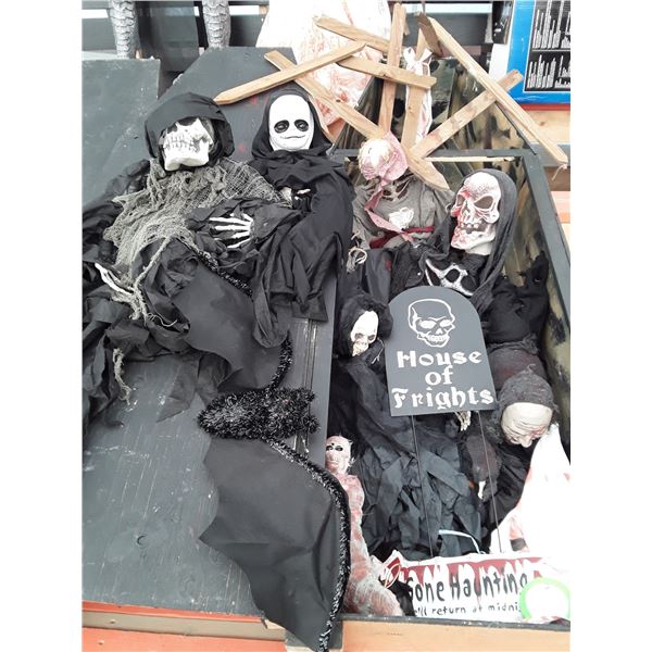 Large Casket Filled With Ghosts, Ghouls and Other Assorted Dead things