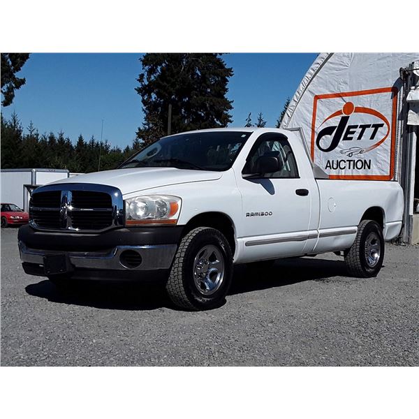 G2 --  2006 DODGE RAM 1500 ST , White , 165716  KM's