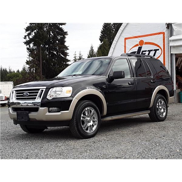 H1 --  2009 FORD EXPLORER EDDIE BAUER 4X4 , Black , 208242  KM's