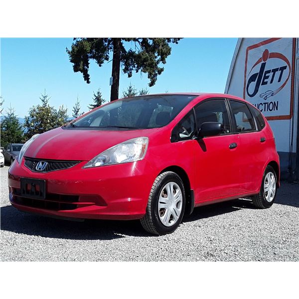 H4 --  2009 HONDA FIT DX-A , Red , 211845  KM's