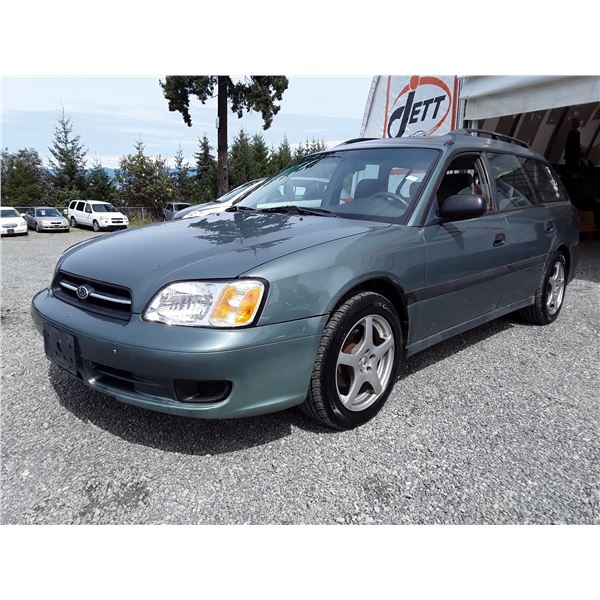 J3 --  2000 SUBARU LEGACY L  , Green , 259636  KM's