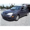 Image 1 : A2 --  2006 FORD FOCUS ZX4  , Grey , 266183  KM's  "NO RESERVE"