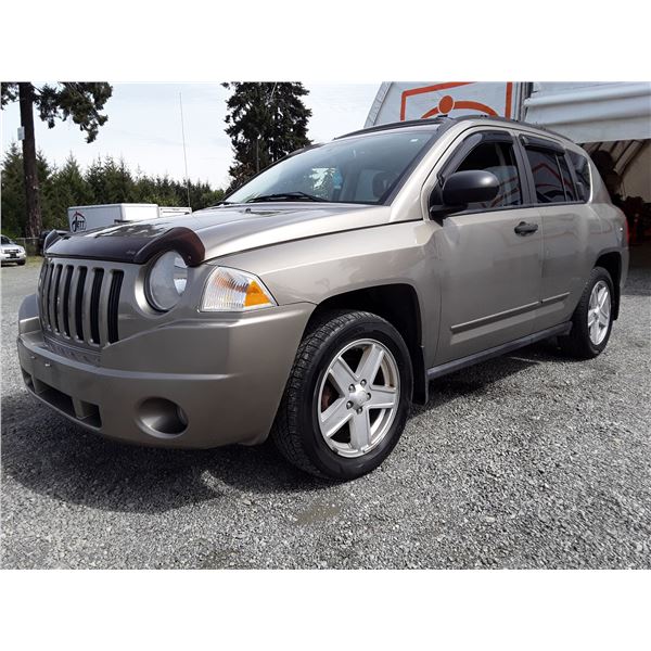 G6 --  2008 JEEP COMPASS SPORT , Gold , 217784  KM's