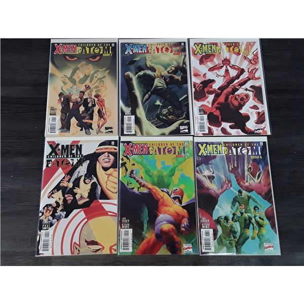 Lot of 6 Vintage Xmen Comics - Xmen Children of The Atom #1-6