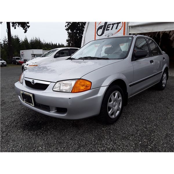 A1 --  1999 MAZDA PROTEGE ES  , Grey , 49602  KM's "NO RESERVE"