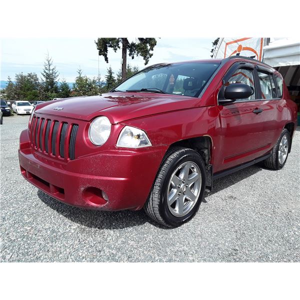 A9 --  2007 JEEP COMPASS , Red , 265678  KM's