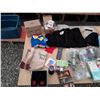 Image 2 : 1 Box New Misc Household Items Ladies Dress Jacket, Toques, Kids Mickey Mouse Shirts And More