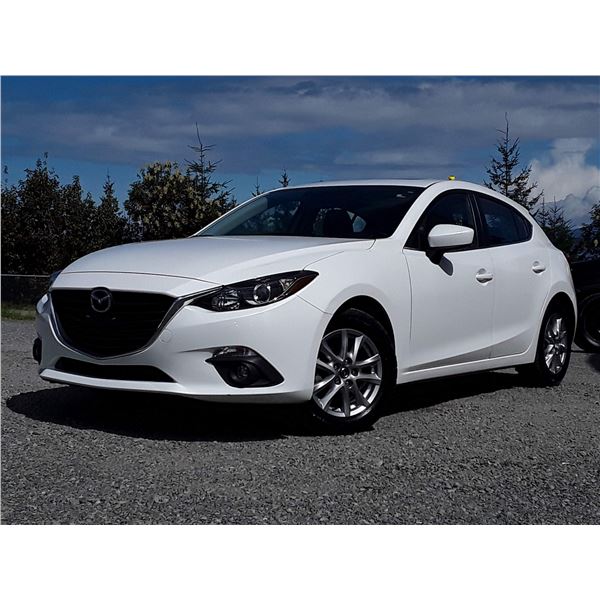 H6B --  2014 MAZDA 3 TOURING  , White , 64794  KM's