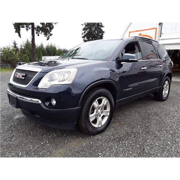 K2 --  2008 GMC ACADIA SLT-1 , Blue , 196261  KM's