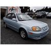 Image 3 : A10 --  2003 HYUNDAI ACCENT GL , Blue , 204937  KM's