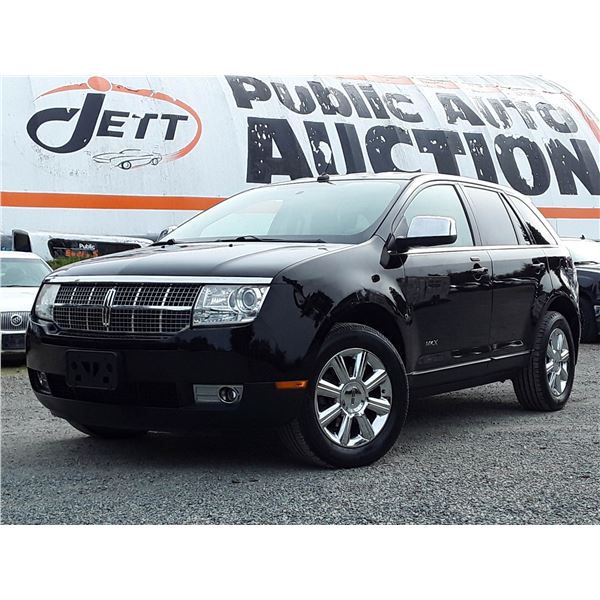 D6 --  2007 LINCOLN MKX , Black , 201045  KM's