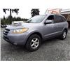 Image 1 : F2 --  2008 HYUNDAI SANTA FE GL  , Grey , 296646  KM's