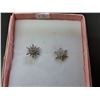 Image 1 : Sterling Silver "Snowflake Earrings Suggested Value $275 No Certificate