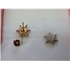 Image 2 : Sterling Silver "Snowflake Earrings Suggested Value $275 No Certificate