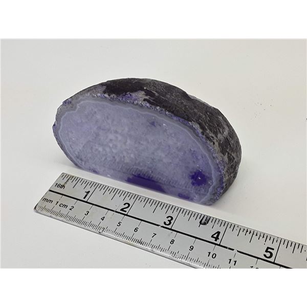 Purple/White Polished Agate