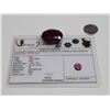 Image 4 : Large Authentic 54 Carat Natural Ruby Gemstone With Certificate - Oval Cut