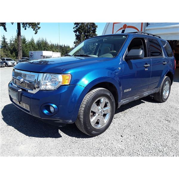 A2 --  2008 FORD ESCAPE XLT , Blue , 307496  KM's