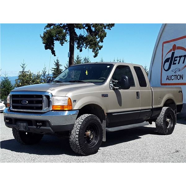 G1 --  2000 FORD F250 SUPER DUTY LARIAT 4X4 , Brown , 359852  KM's