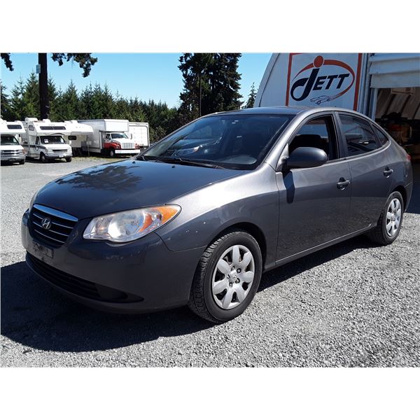 A7 --  2008 HYUNDAI ELANTRA GL, GREY, 237,067 KMS   NO RESERVE 