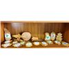 Image 1 : Carving & 14 Painted Sand Dollars - Salmon - Pig Circa 1993