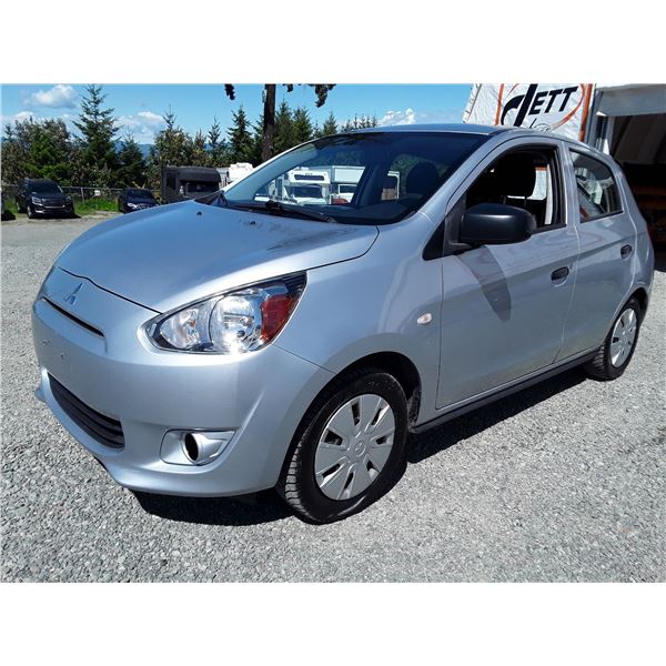 H6E --  2015 MITSUBISHI MIRAGE DE , Blue , 141916  KM's