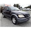 Image 3 : H6 --  1999 MERCEDES ML320  , Black , 347780  KM's