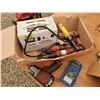Image 1 : Box of Automotive Air tools Battery Charger and More